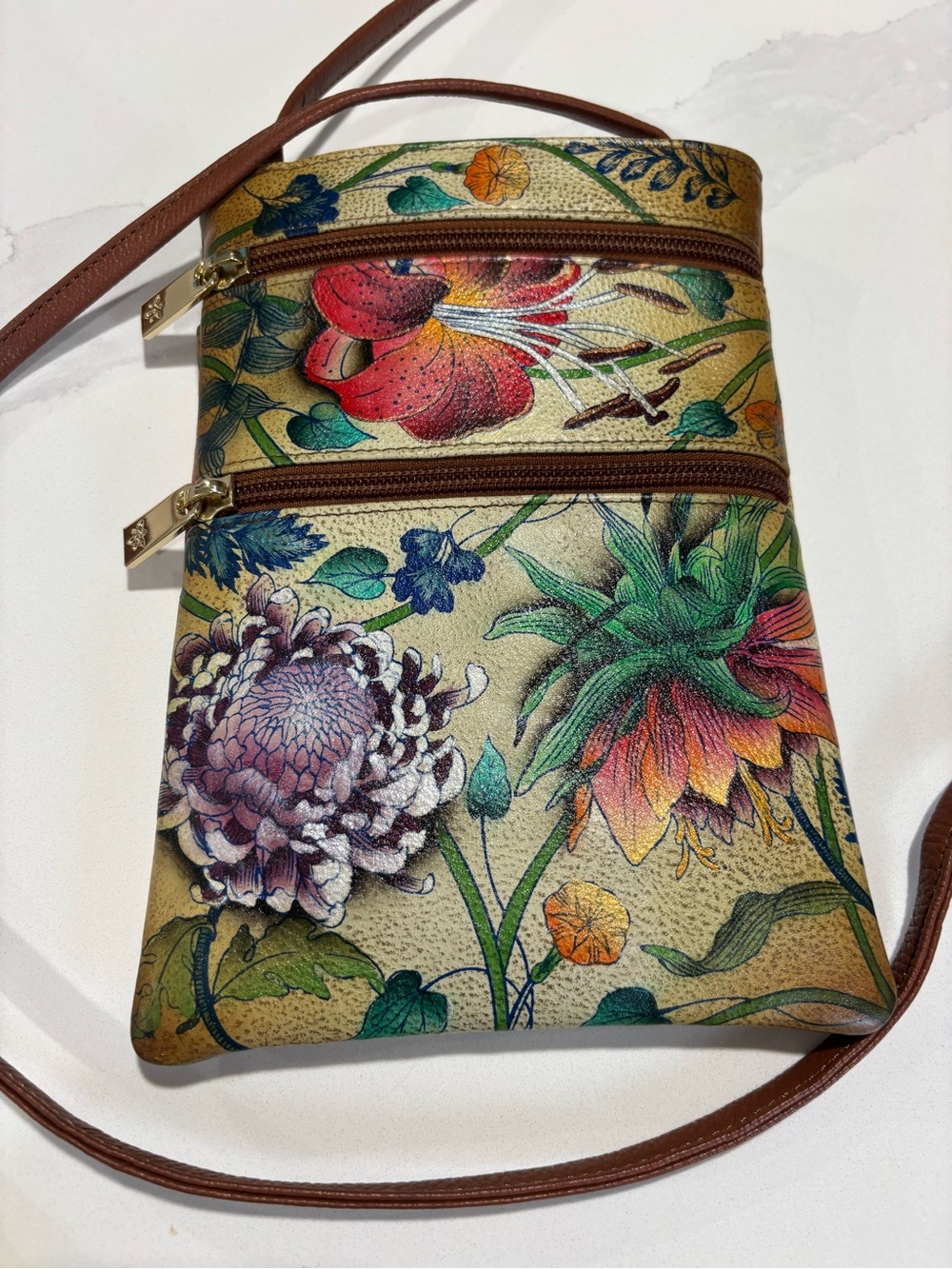 Anuschka Mini Double Zip Travel Crossbody
Shop All